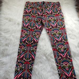 Vibrant colorful skinny jeans